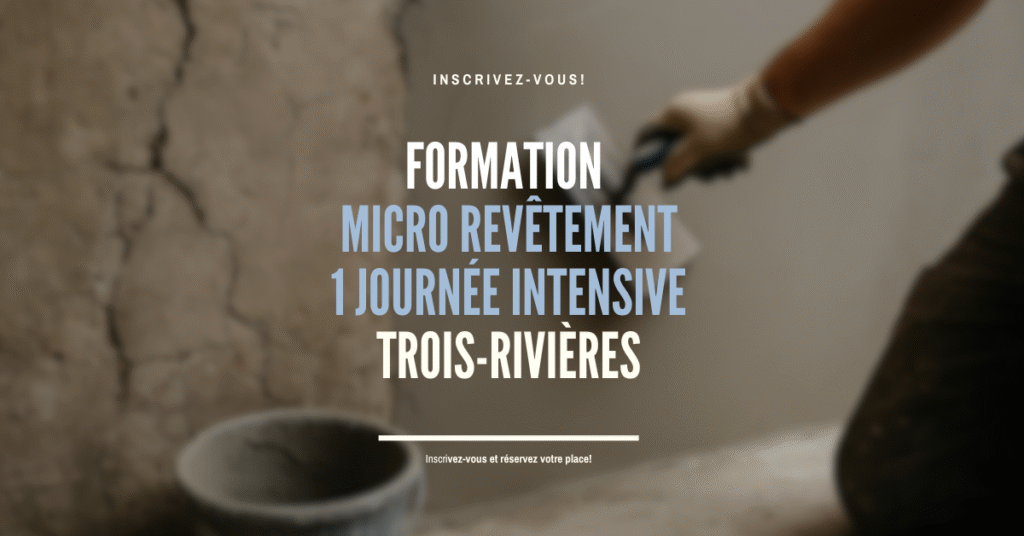 formation micro revetement