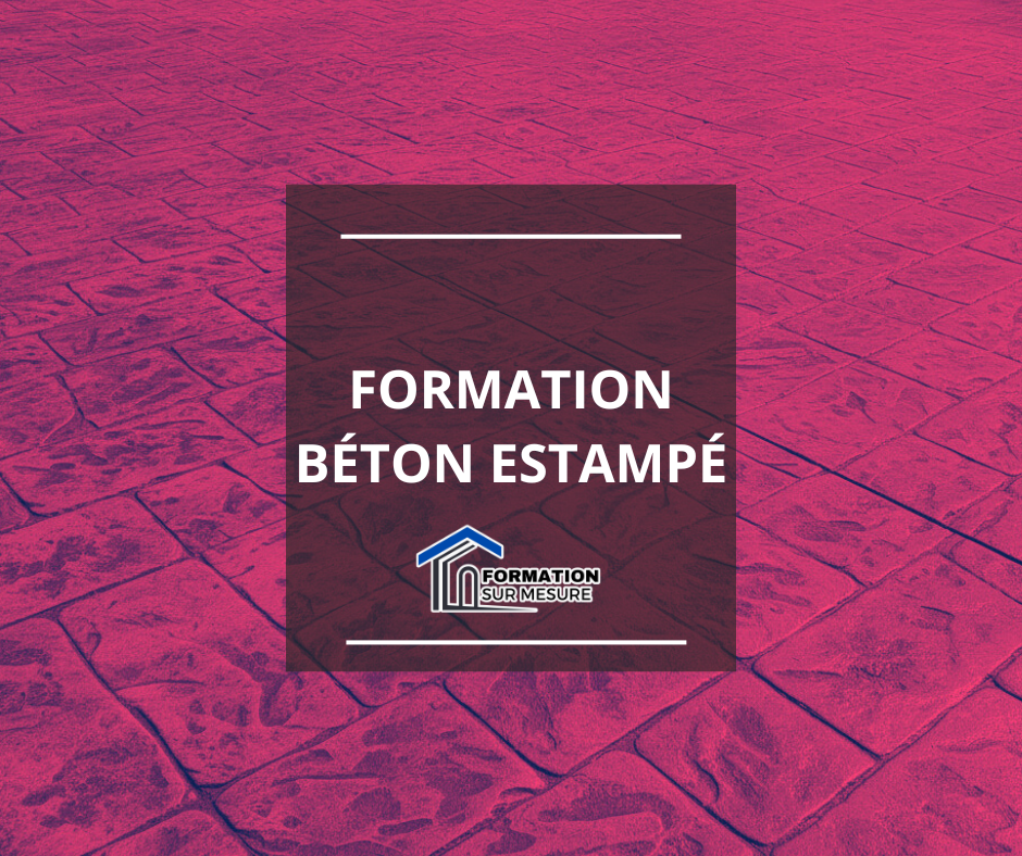 image de la formation béton estampé TRois-Rivièeres