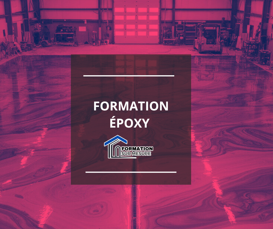 image de la formation plancher d'époxy